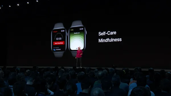 Calm on Apple Watch on stage at WWDC 2019