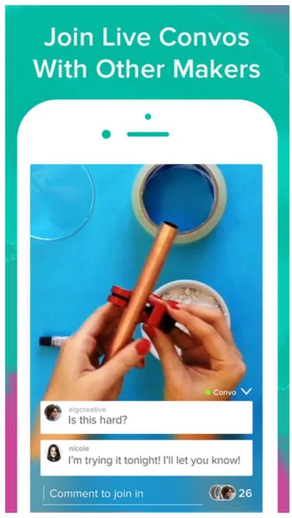 Darby Smart’s craft feed on iPhone