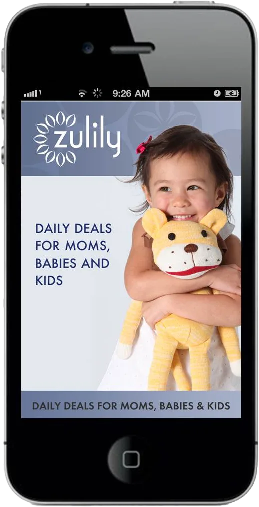 zulily’s app on iPhone